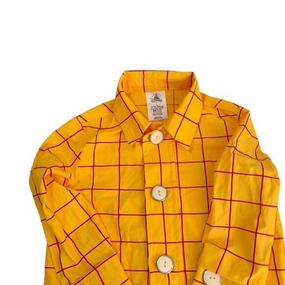 Disney Parks Boy's 4 Woody Costume Shirt Toy Story Yellow - Picture 2 of 7